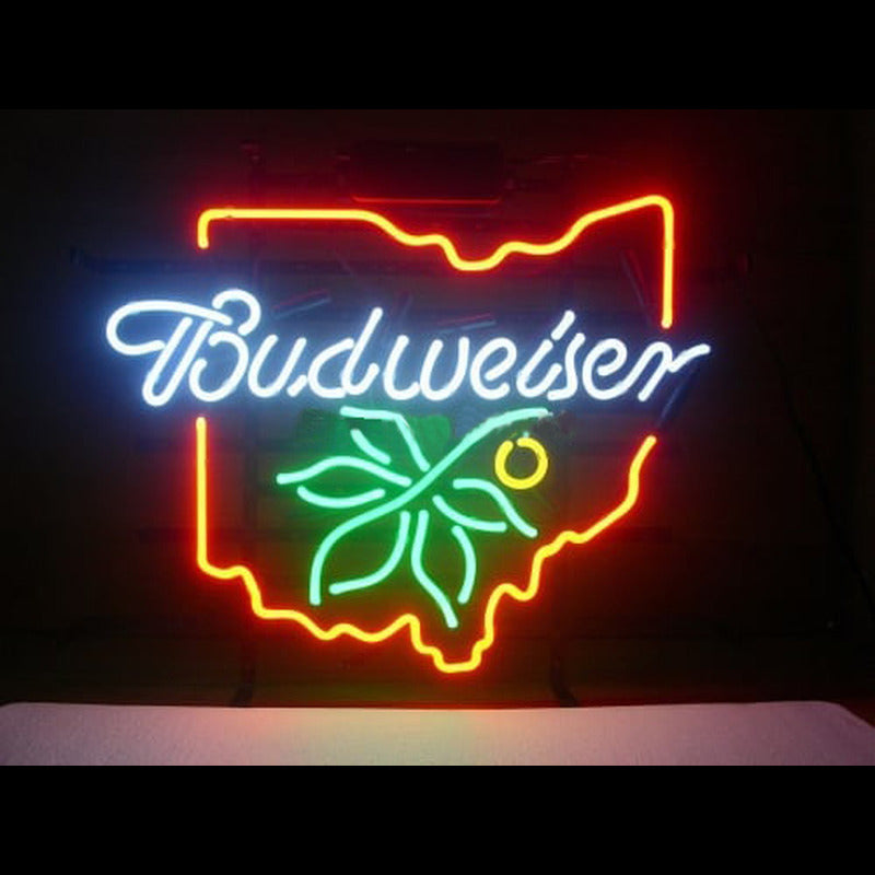 NEW BUD OHIO BUCKEYE Neon Sign