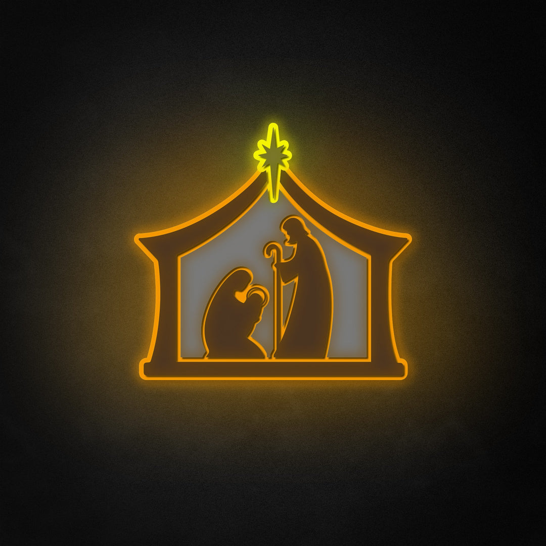 "Nativity Light" Neon Like Sign