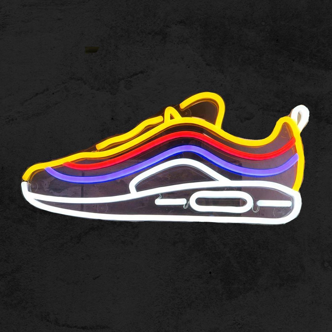 "NK Air Max 97 Sneaker" Neon Sign