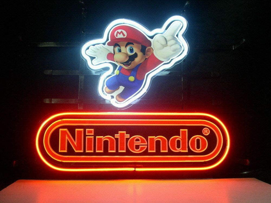 "Super M, Gamer Room Decor" Neon Sign