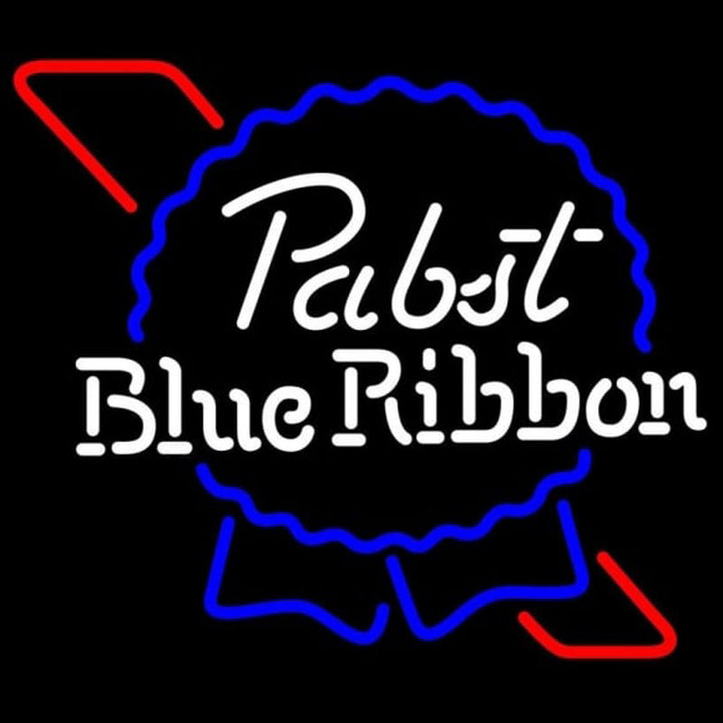 "Pabst Blue Ribbon Blackbo Beer" Neon Sign
