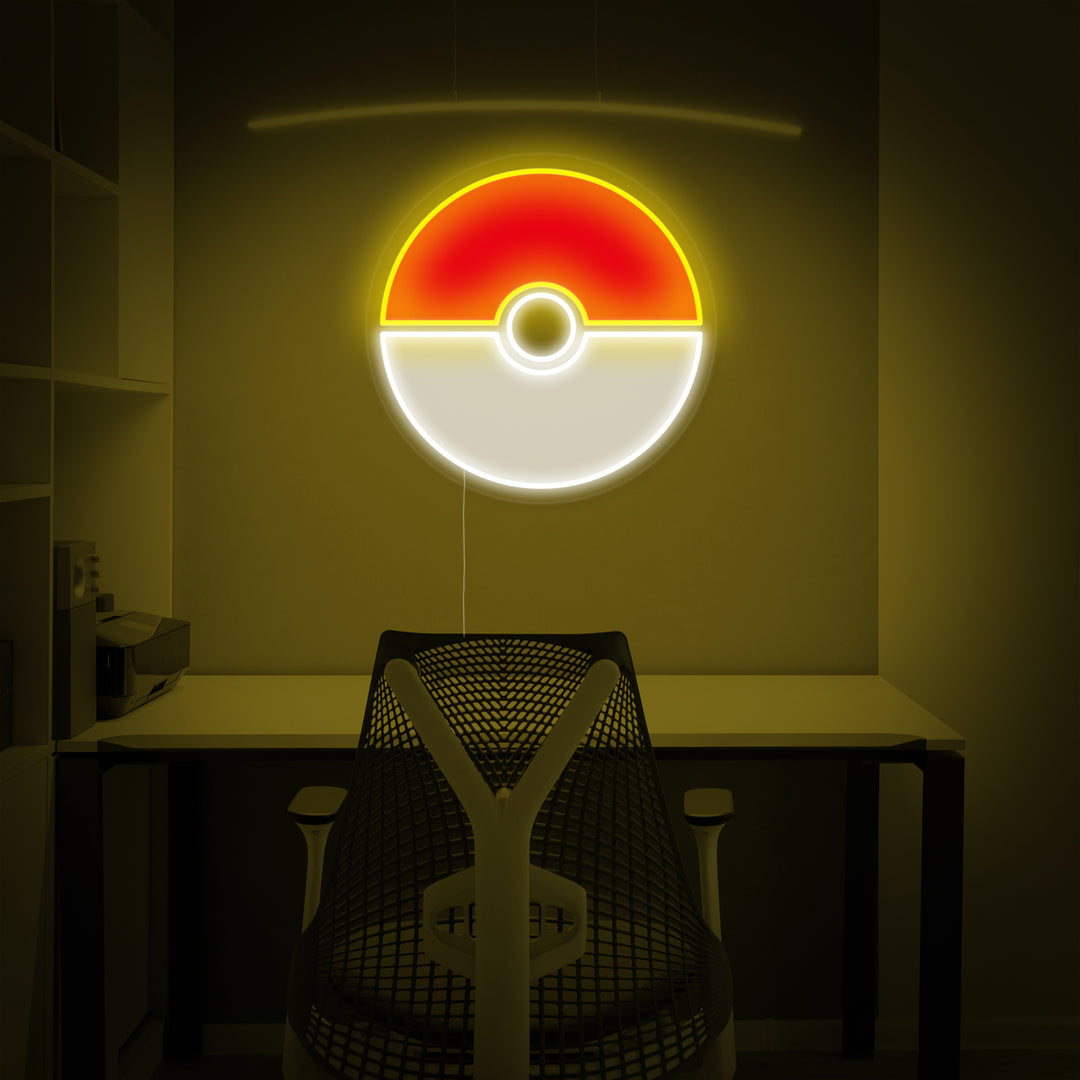 "Poke Ball" Neon Sign