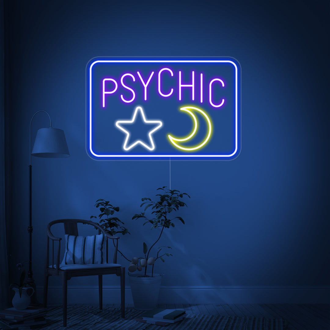 "Psychic" Neon Sign, LED Psychic Neon Light