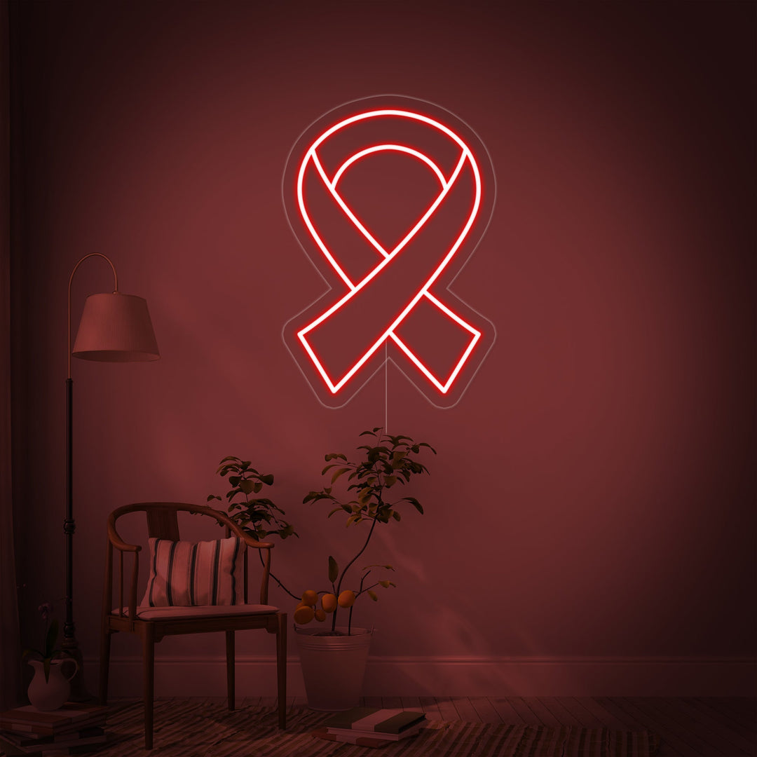 "Ribbon" Neon Sign