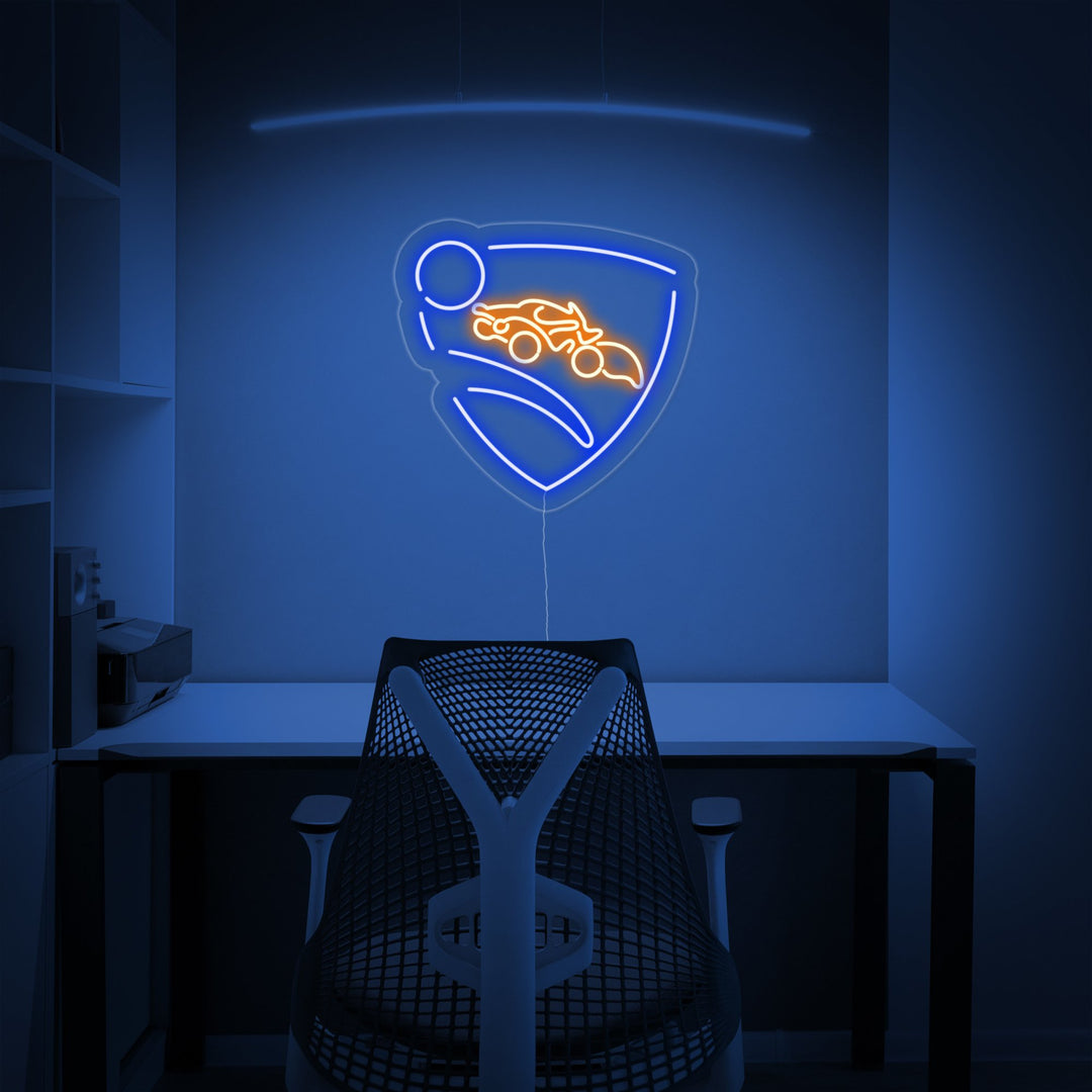 "Rocket League, Game Room Decor" Neon Sign