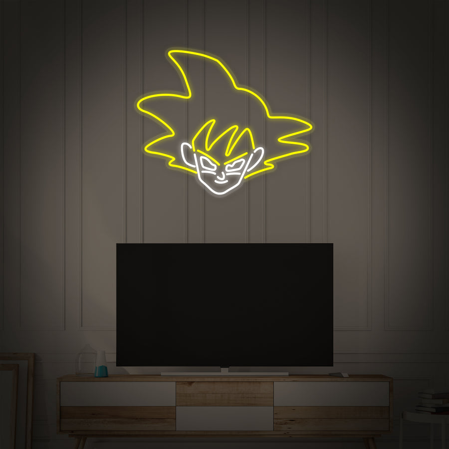 "Son Goku Anime" Neon Sign