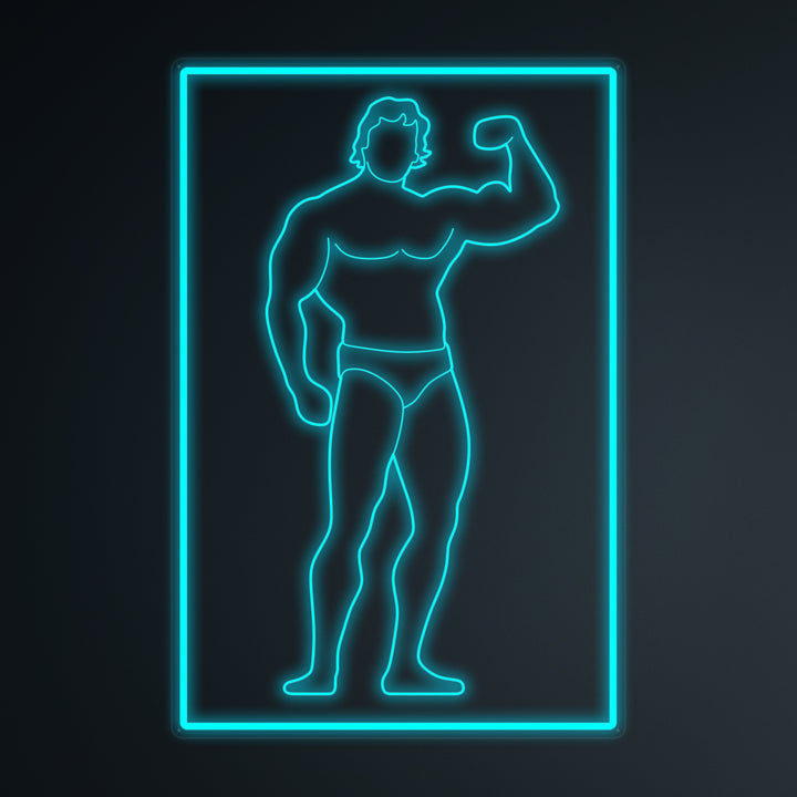 "Sports Bodybuilding Gym" Mini Neon Sign