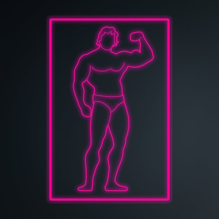 "Sports Bodybuilding Gym" Mini Neon Sign