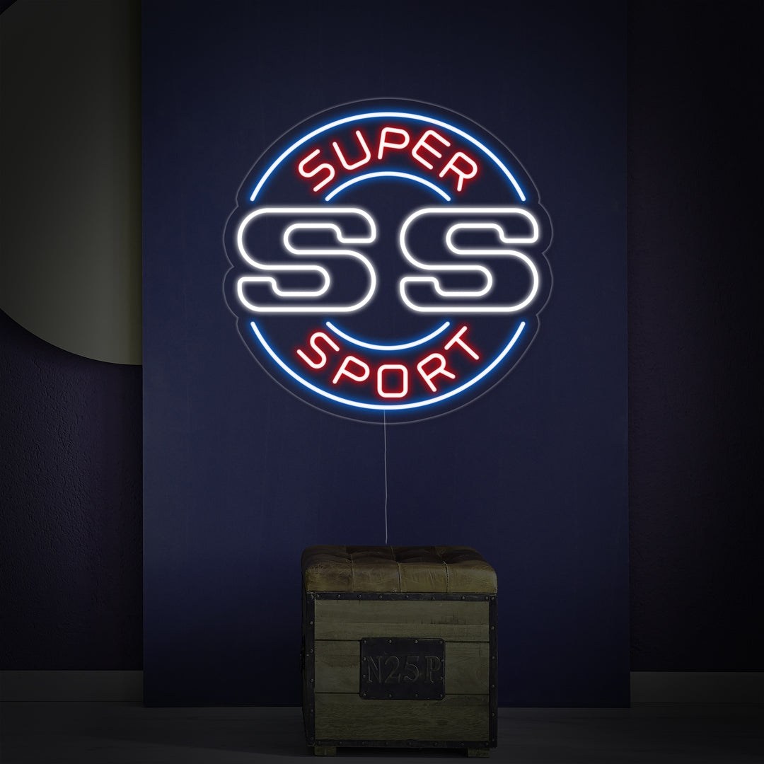 "Ss Super Sport" Neon Sign