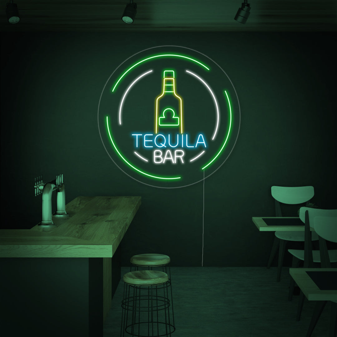 "Tequila Bar" Neon Sign, Tequila Neon Sign