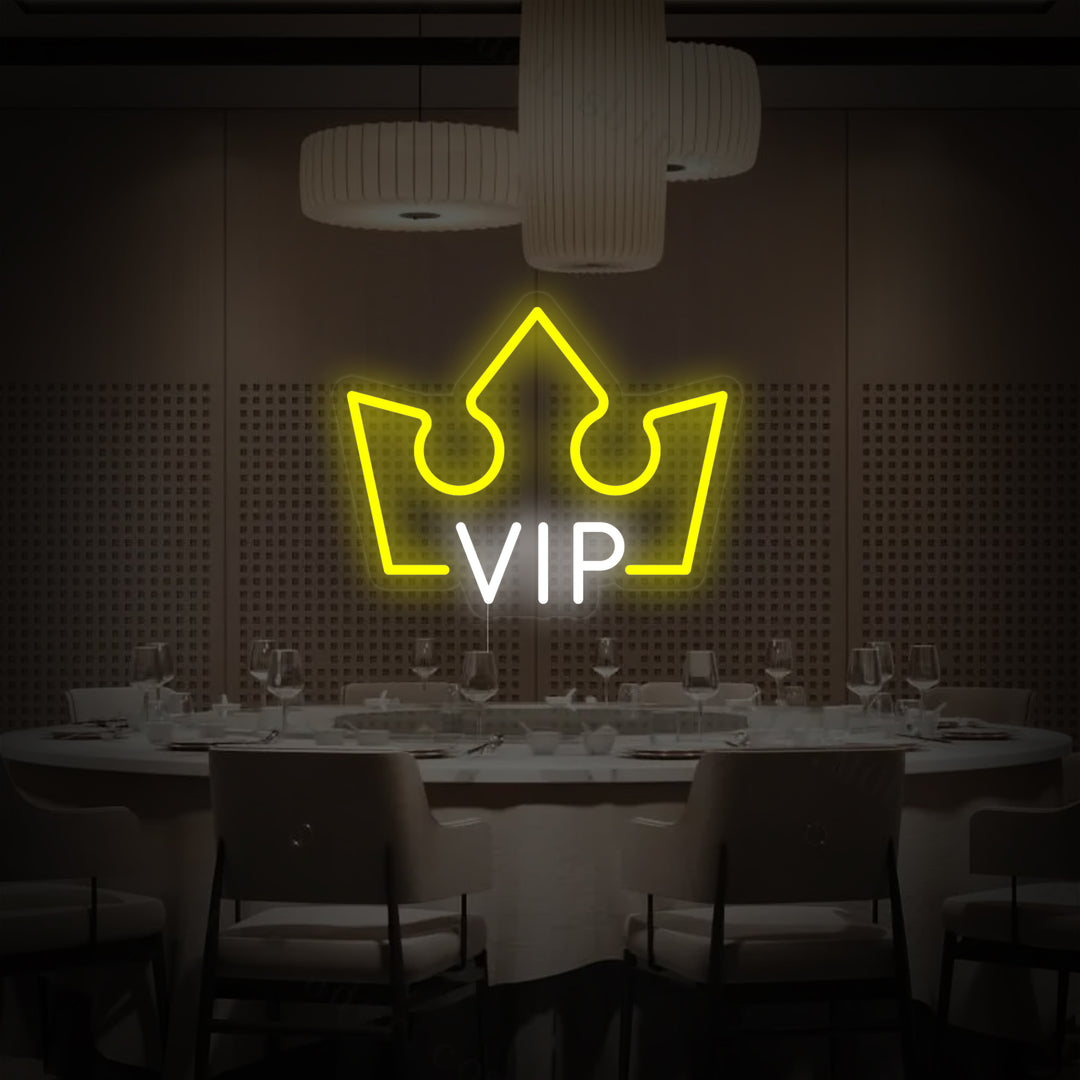 "Vip Room Lounge" Neon Sign