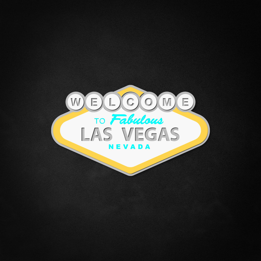 "Welcome To Fabulous Las Vegas" Neon Like Sign