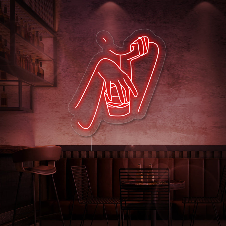 "Whiskey Woman Bar" Neon Sign