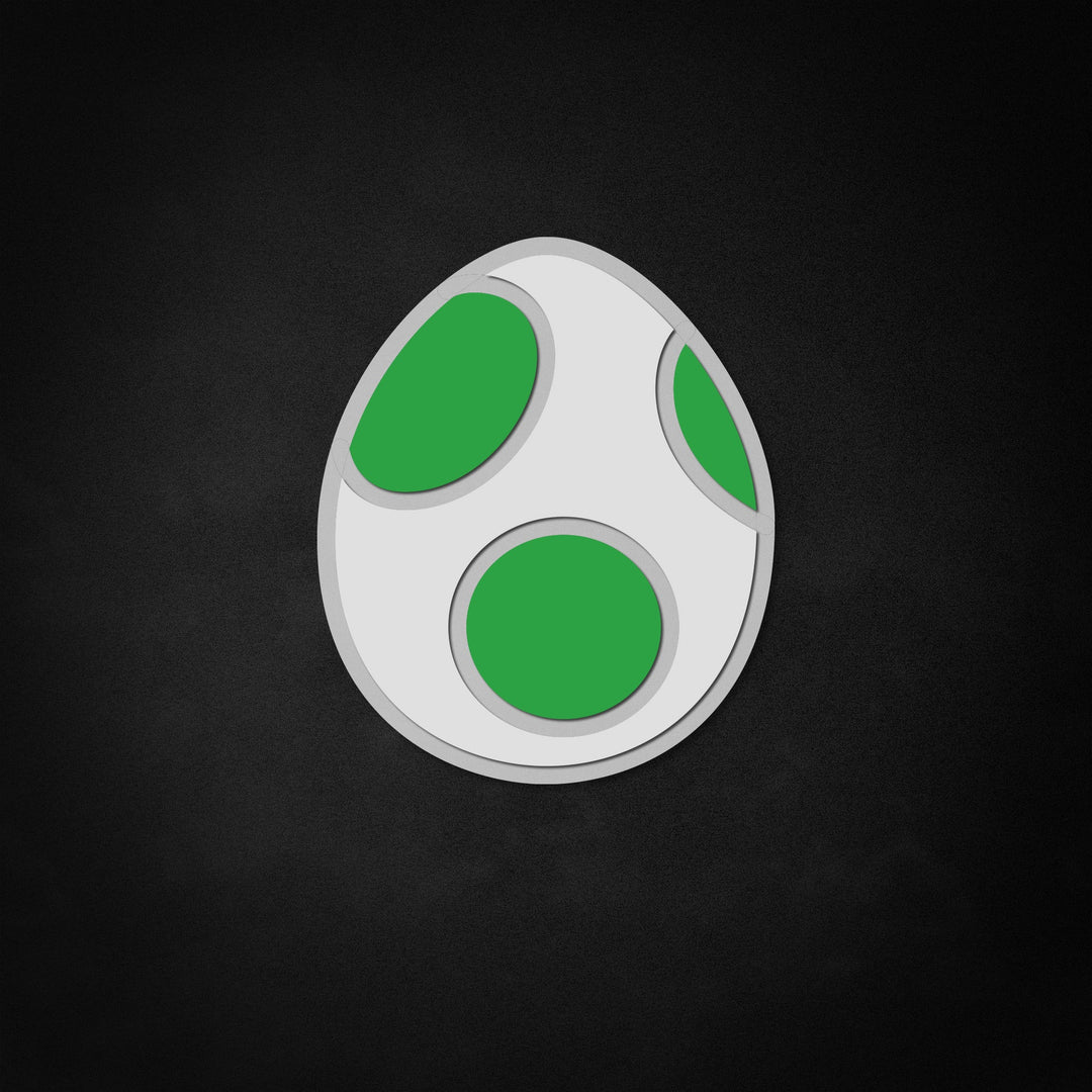 "Yoshi Egg Sign" Neon Like Sign