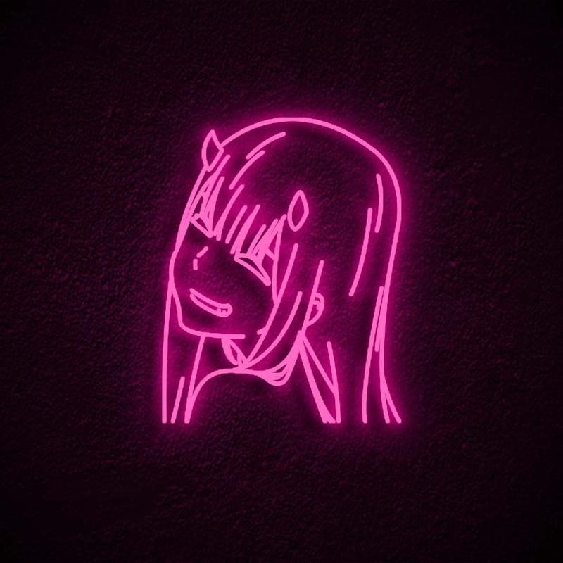 "Zero Two" Neon Sign