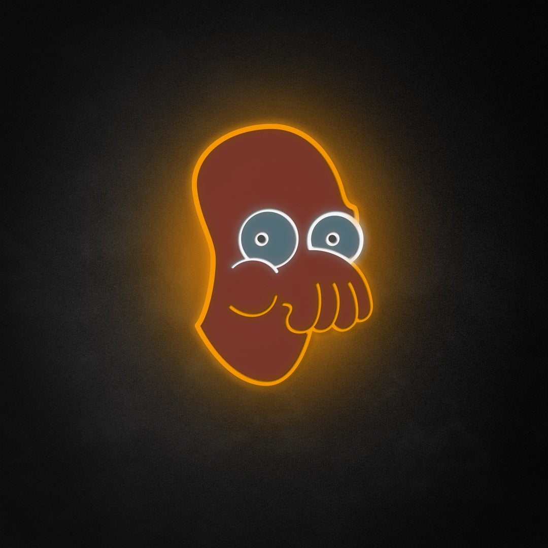 "Zoidberg" Neon Like Sign