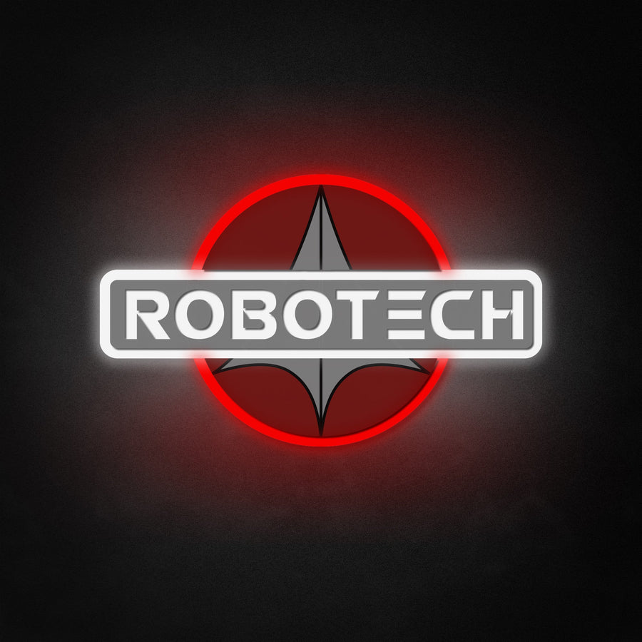 "Robo Logo" Neon Like Sign