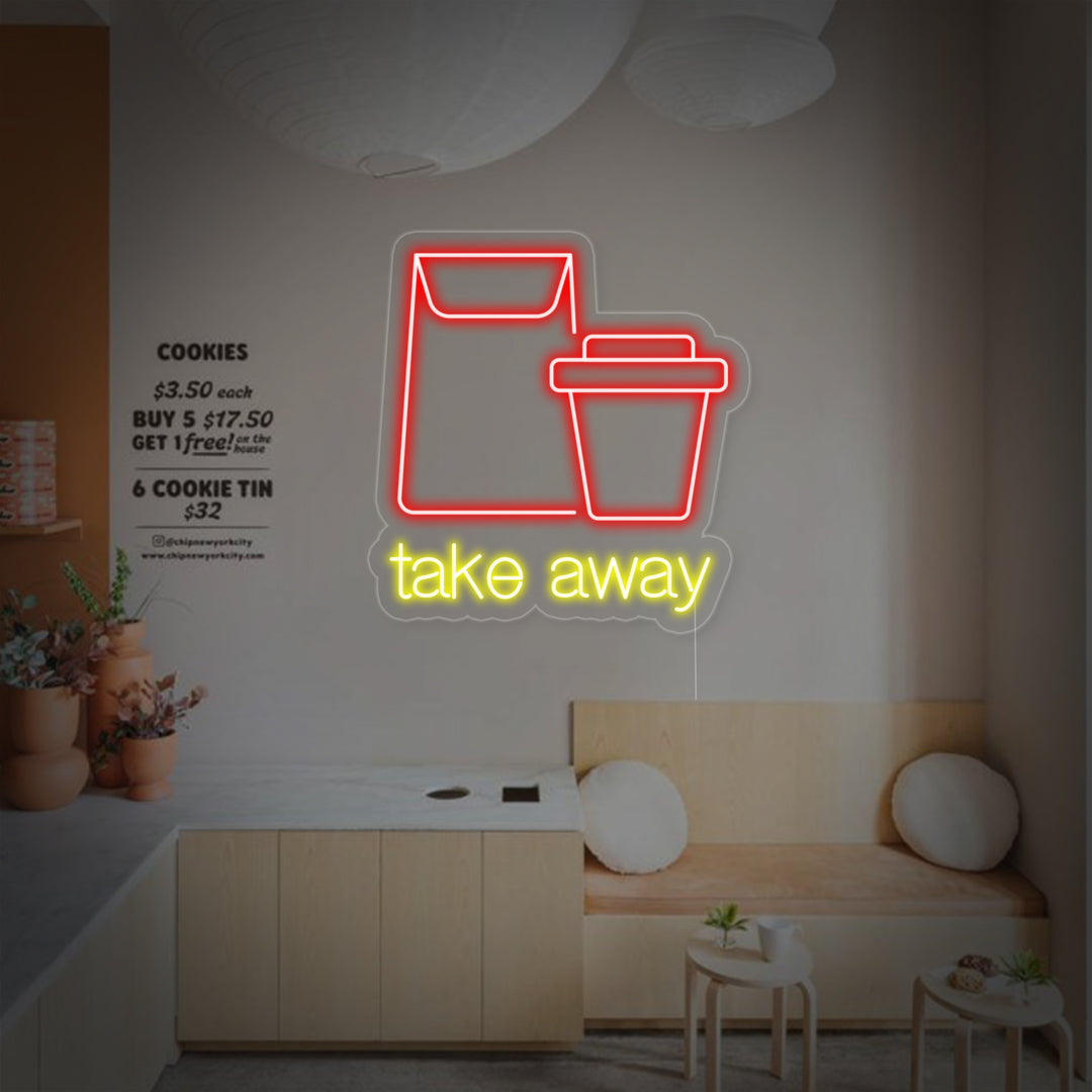 "Take Away" Neon Sign