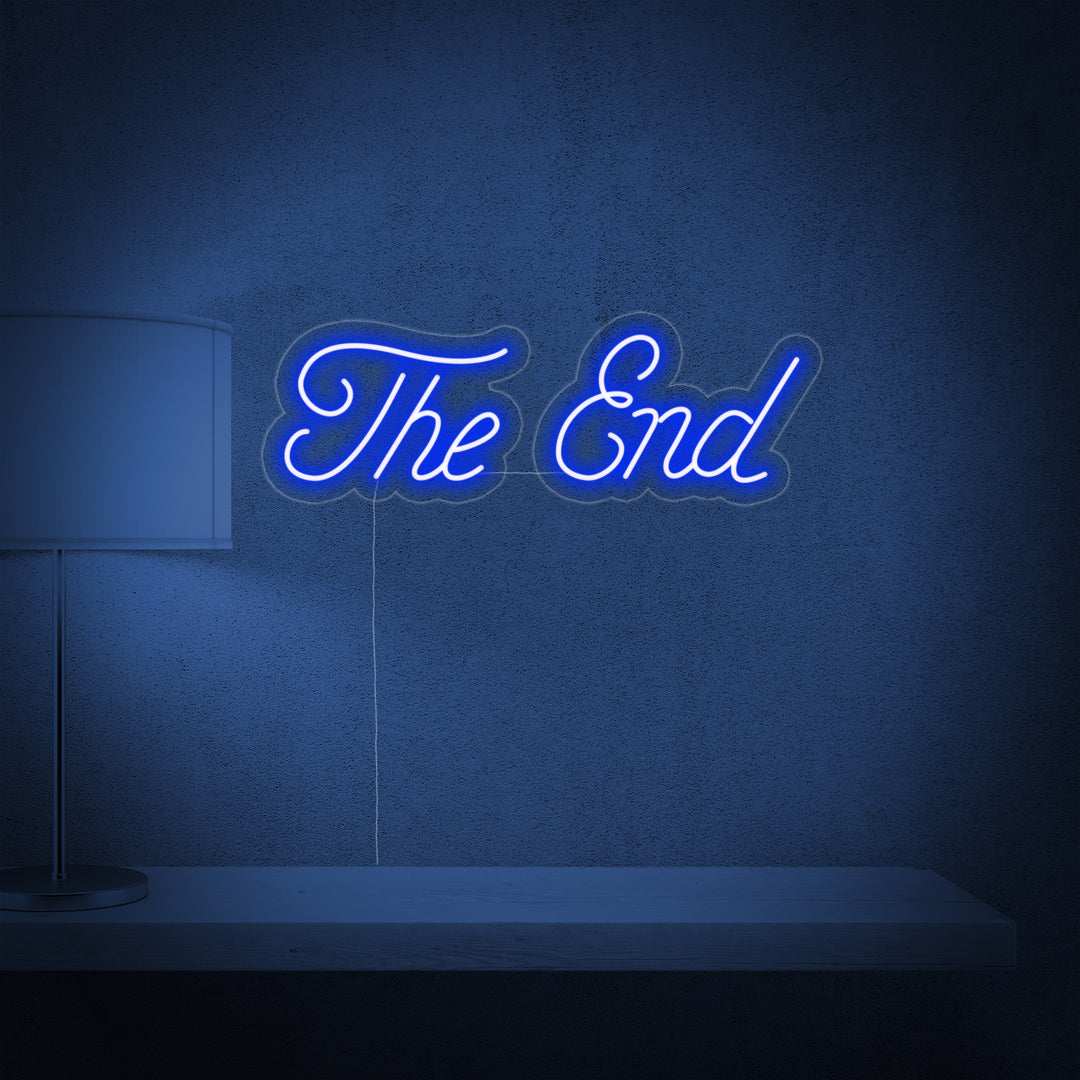 "The End" Neon Sign