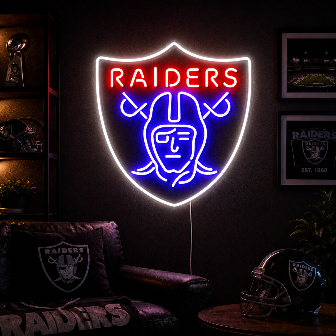 From Oakland Grit to Vegas Glow: Raiders Neon Signs That Own the Room