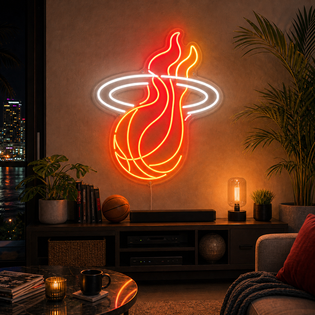Miami Heat Neon Sign Vibes: Bring the Heat Home with Neon