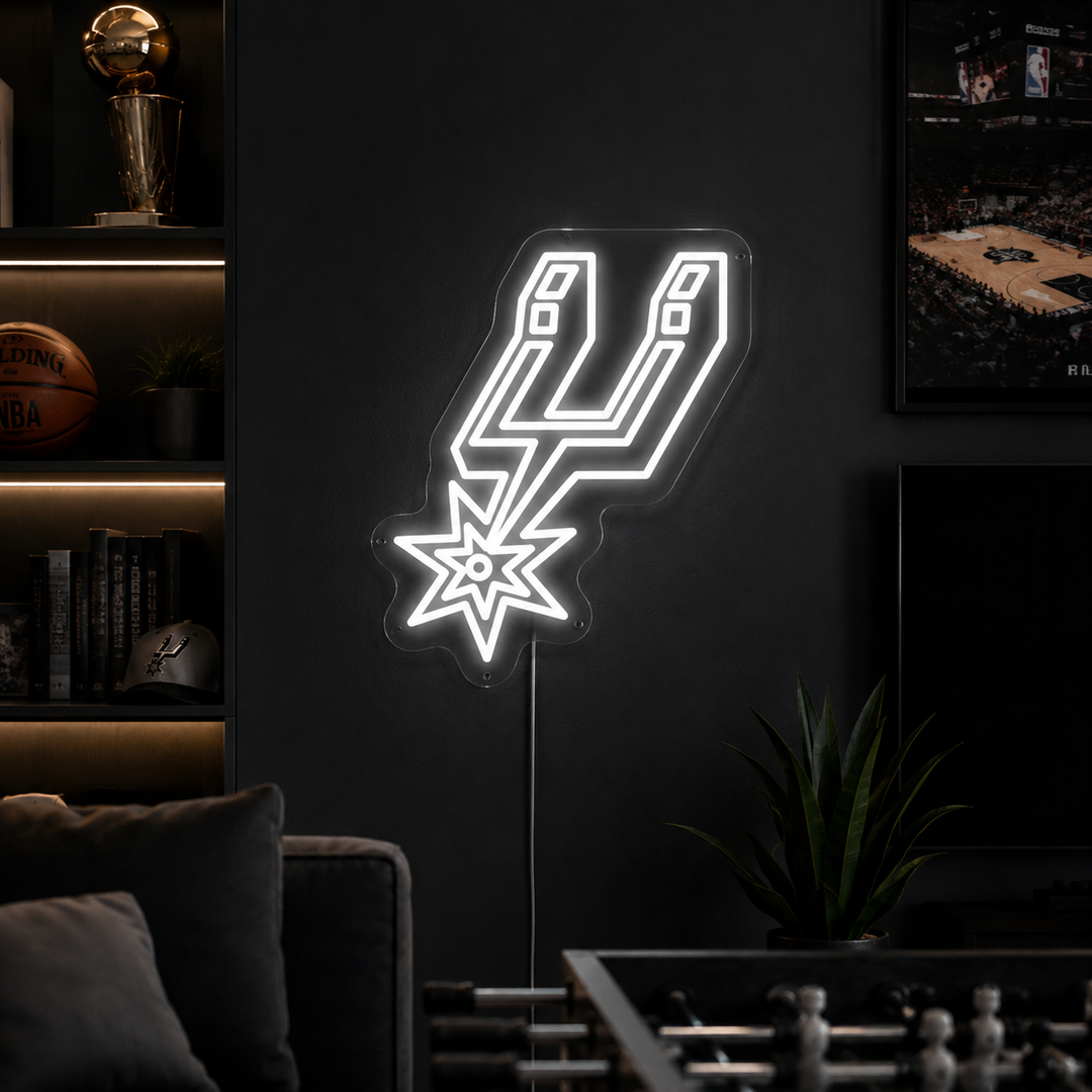 San Antonio Spurs Neon Sign Style: From Classic Lines to Fiesta Glow
