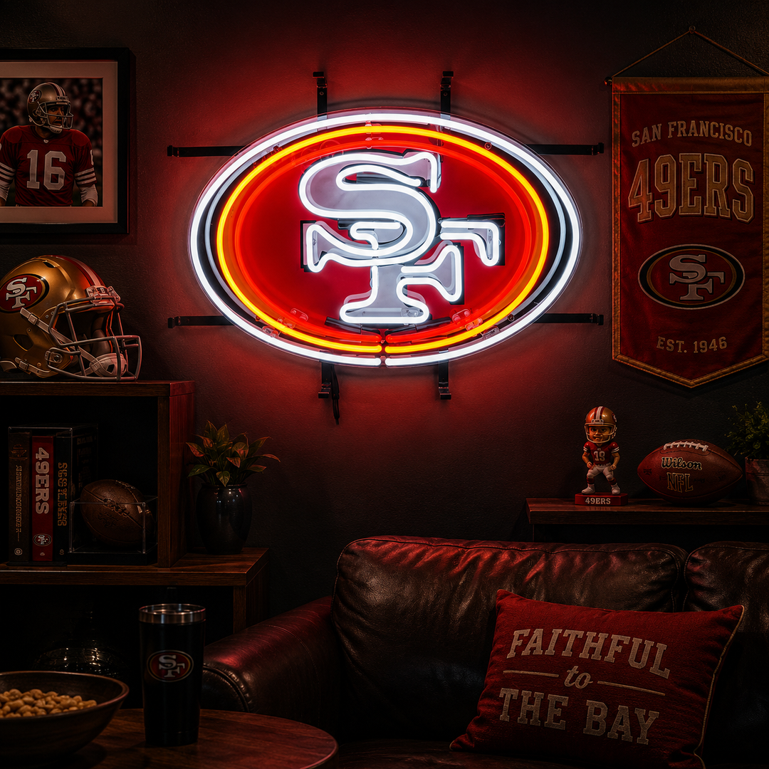 San Francisco 49ers Neon Sign Ideas for Man Caves & Game Rooms