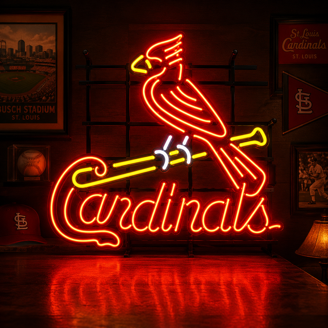St. Louis Cardinals Neon Sign Ideas for Man Cave