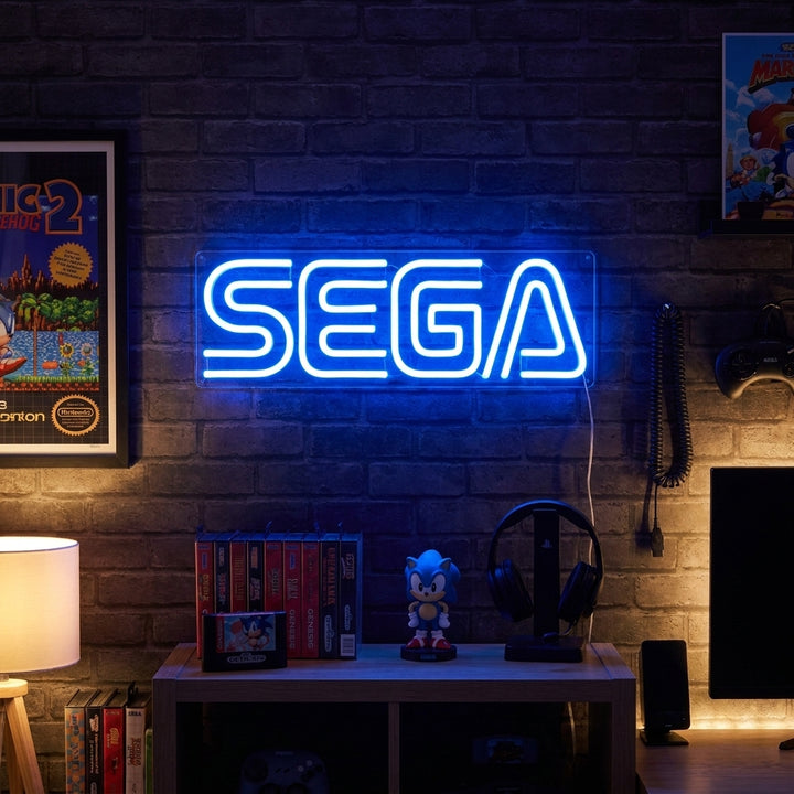 "Sega, Game Room" Neon Sign