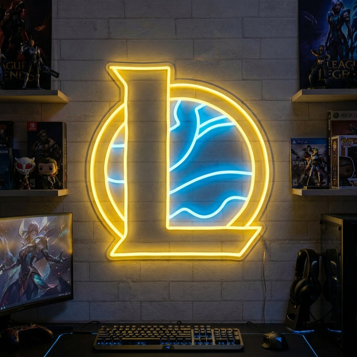 "Legends Logo, Game Decor" Neon Sign
