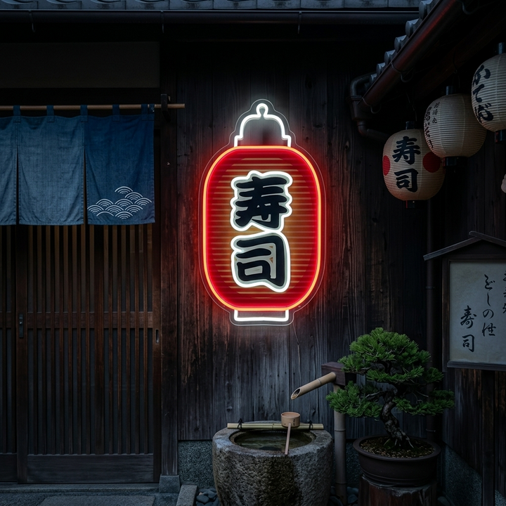 Sushi Neon Sign, Japanese Restaurant Wall Decor neon sign product image