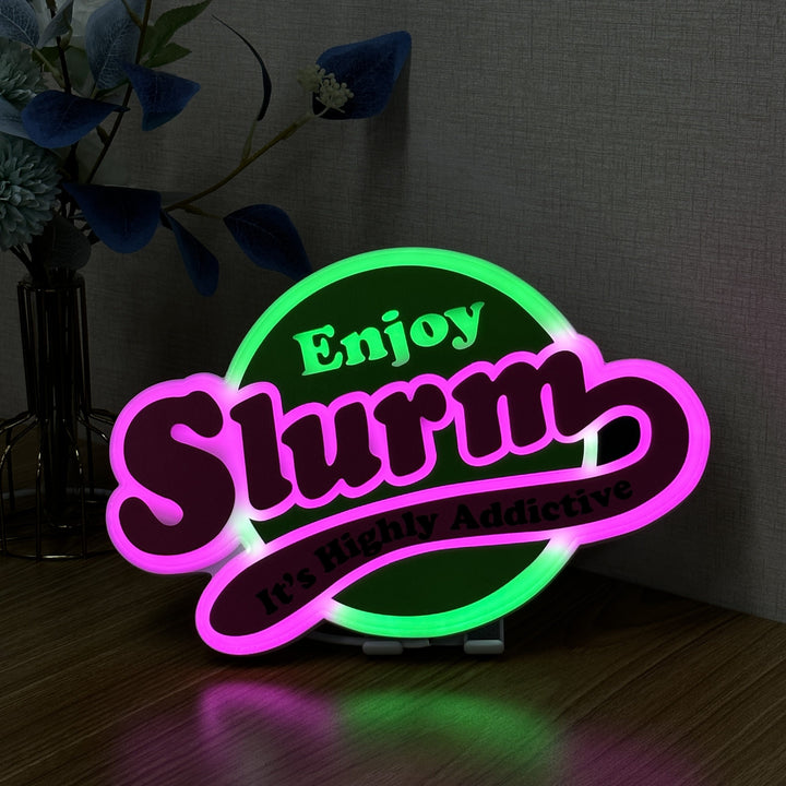 "Slurm Soda" Neon Like Sign