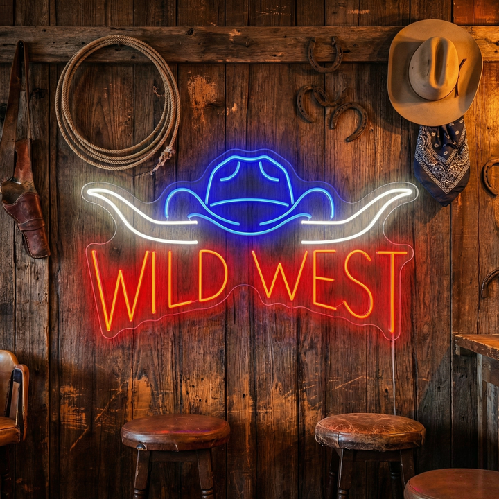 "Wild West" Neon Sign