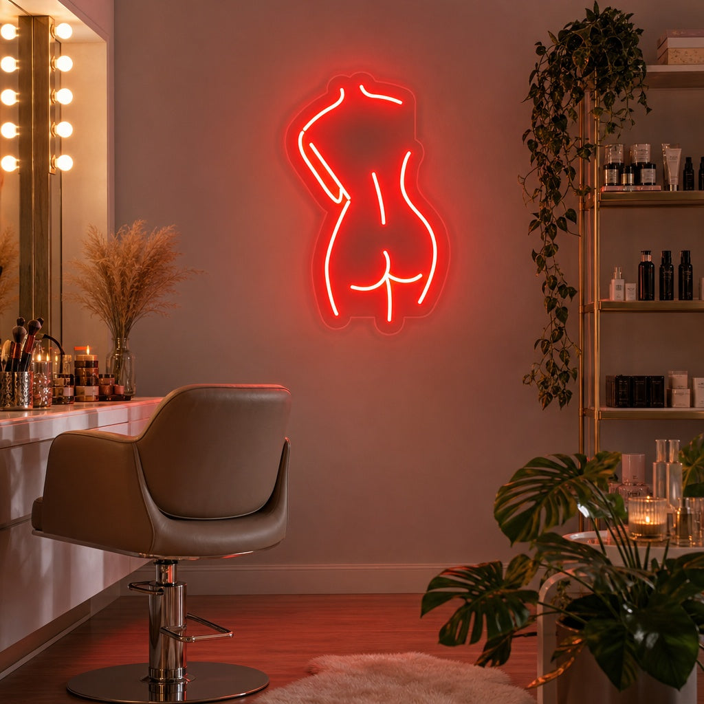 Sexy Lady Neon Sign, Naked Body Neon Sign, Nude Girl Neon Sign neon sign product image