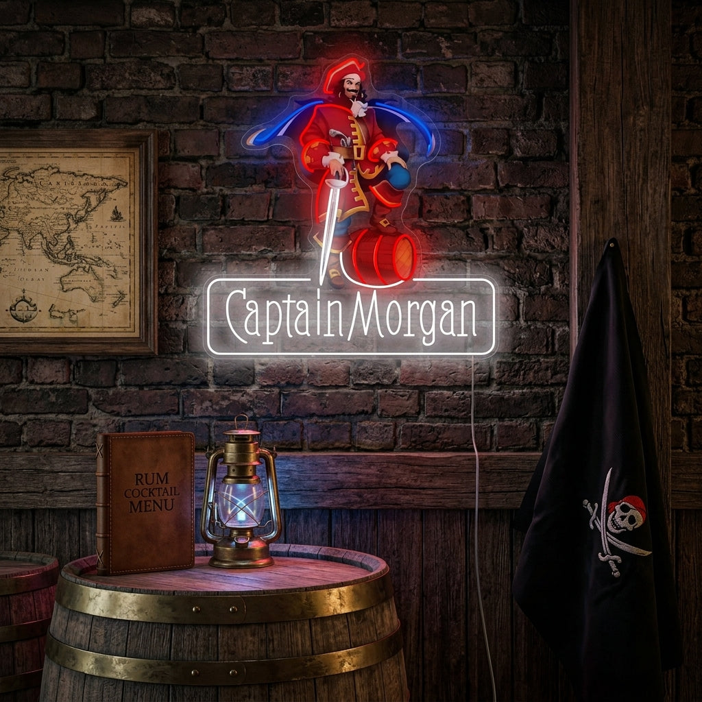 "Captain Morgan" Neon Sign