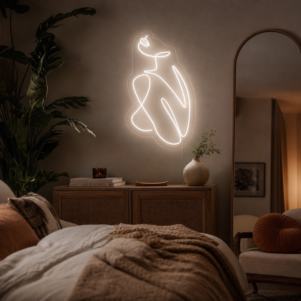 Abstract Girl Body Neon Sign, Sexy Girl Neon Sign neon sign product image