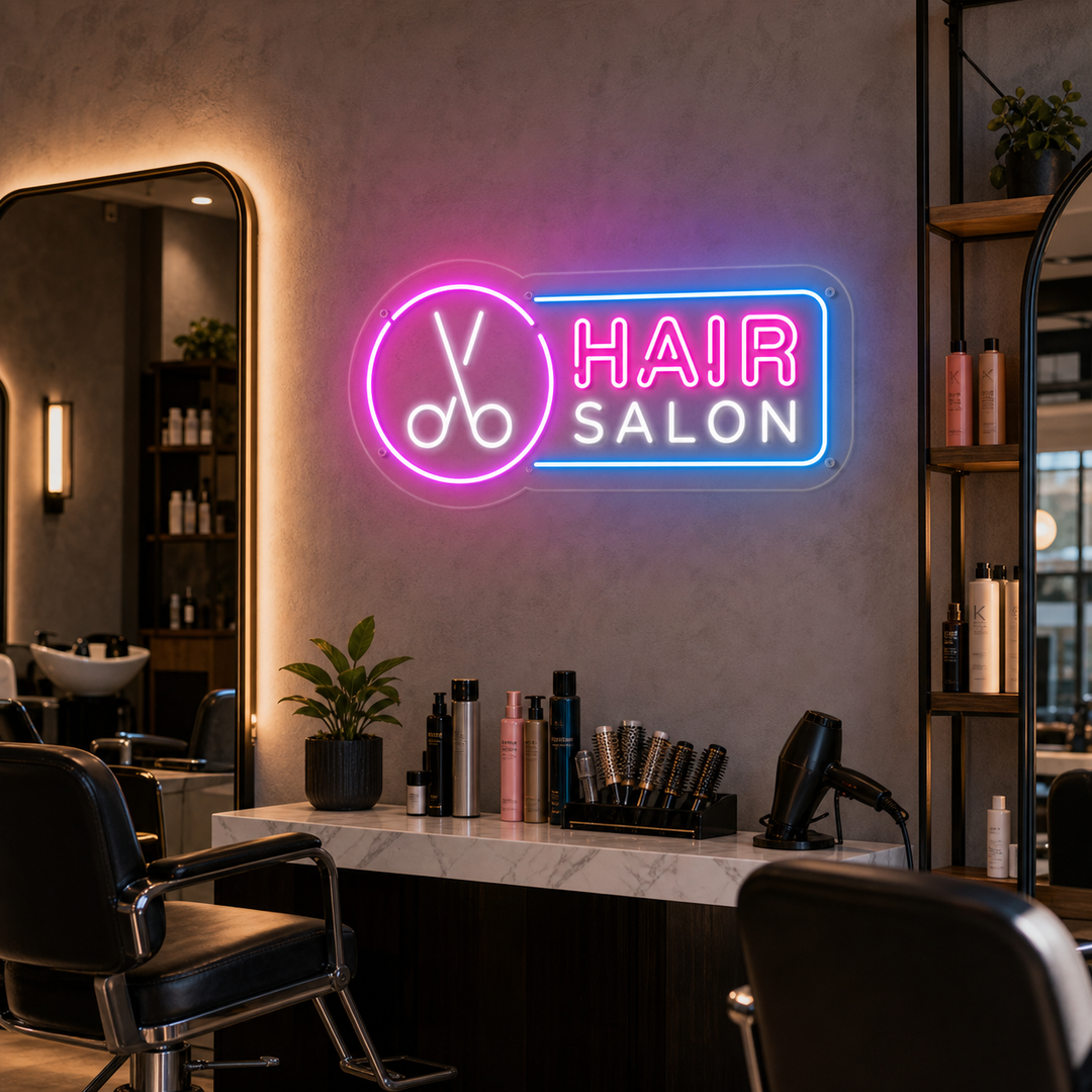 "Hair Salon" Neon Sign