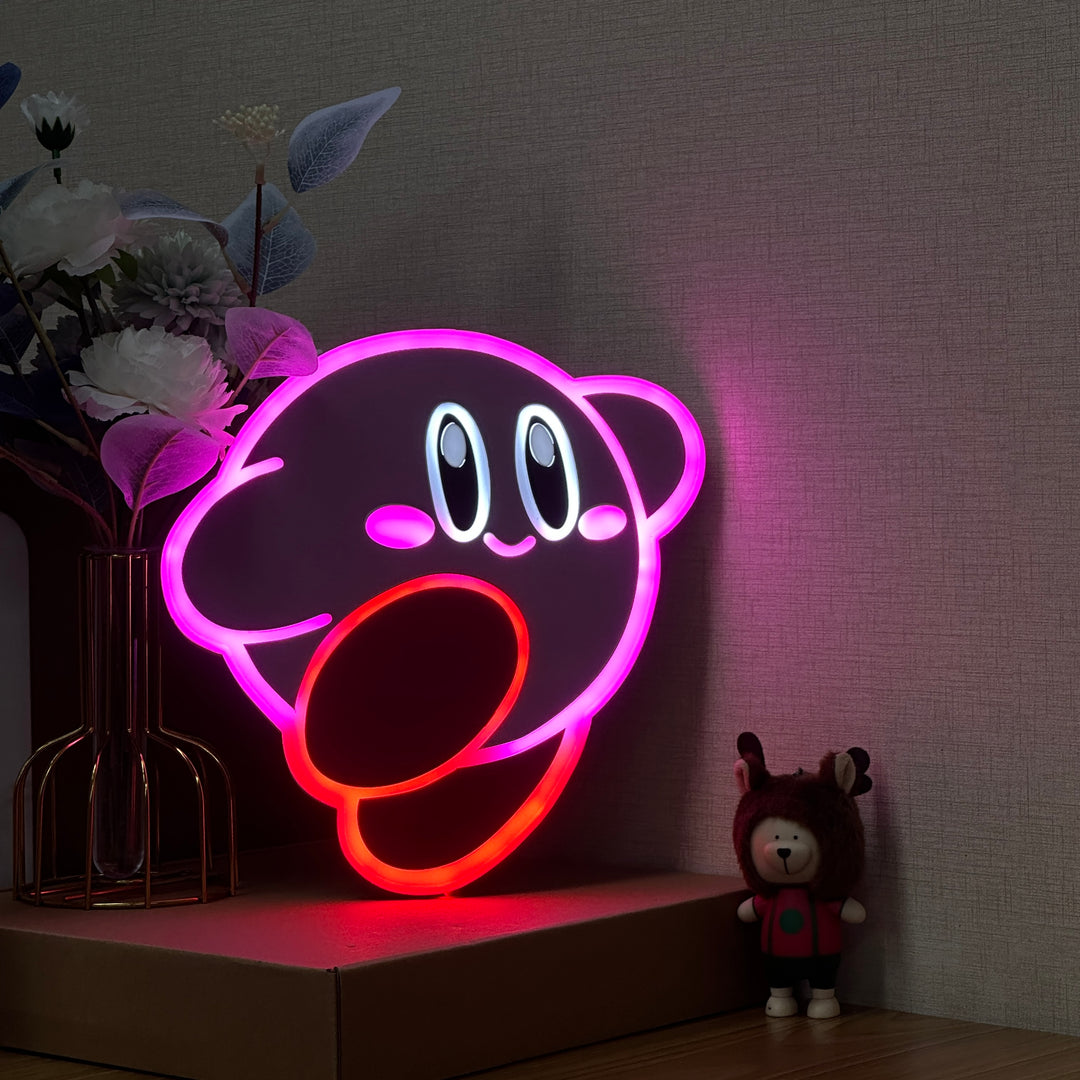 "Kirby" Neon Like Sign