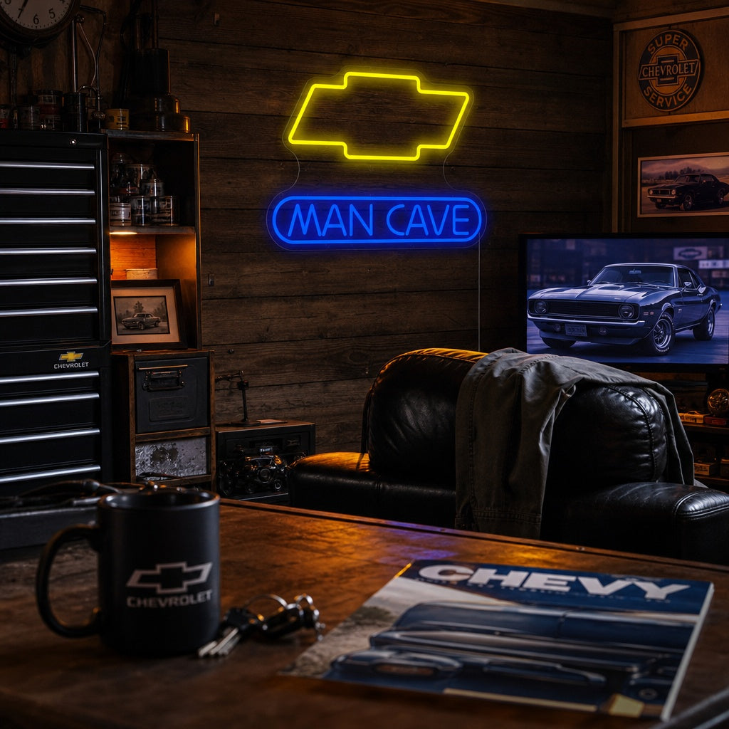 Man Cave Neon Sign, Garage Neon Sign, Man Cave Wall Decor neon sign product image