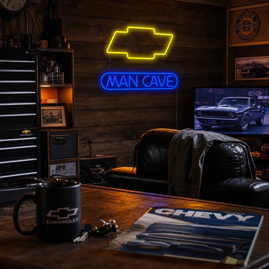 Man Cave Neon Sign, Garage Neon Sign, Man Cave Wall Decor neon sign product image