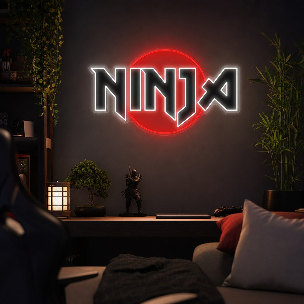 Ninja Neon Sign, Japanese Neon Light neon sign product image