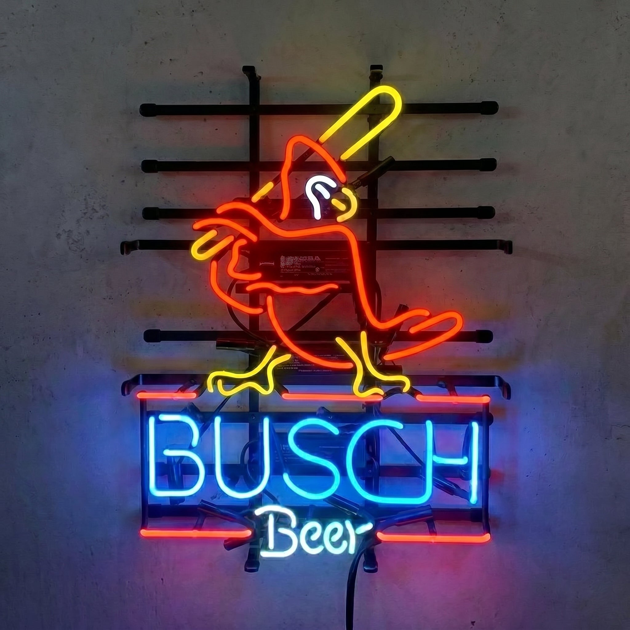 St. Louis Cardinals Busch beer neon sign for a home bar