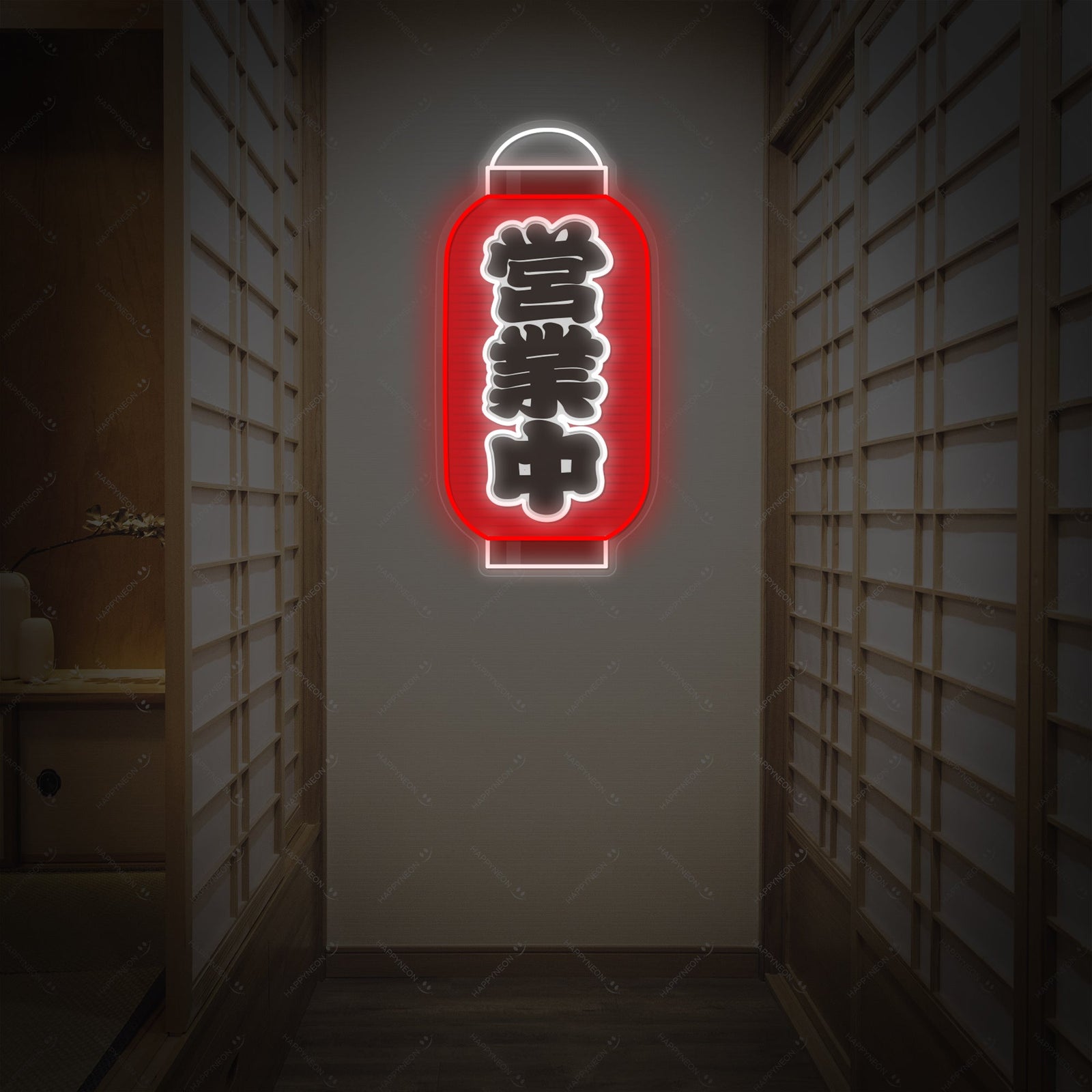 Shop Is Open Neon Sign, Japanese Restaurant Wall Decor neon sign design image