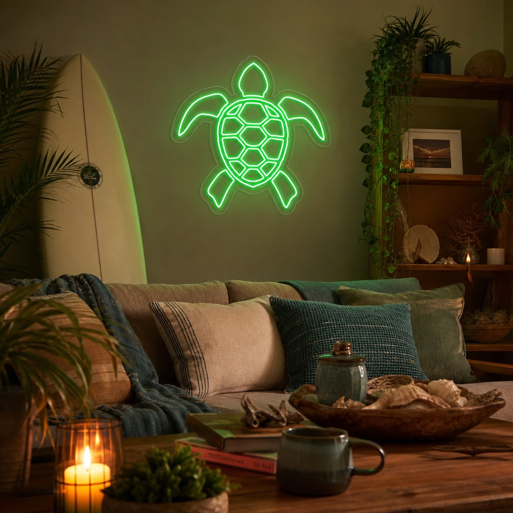 "Turtle" Neon Sign