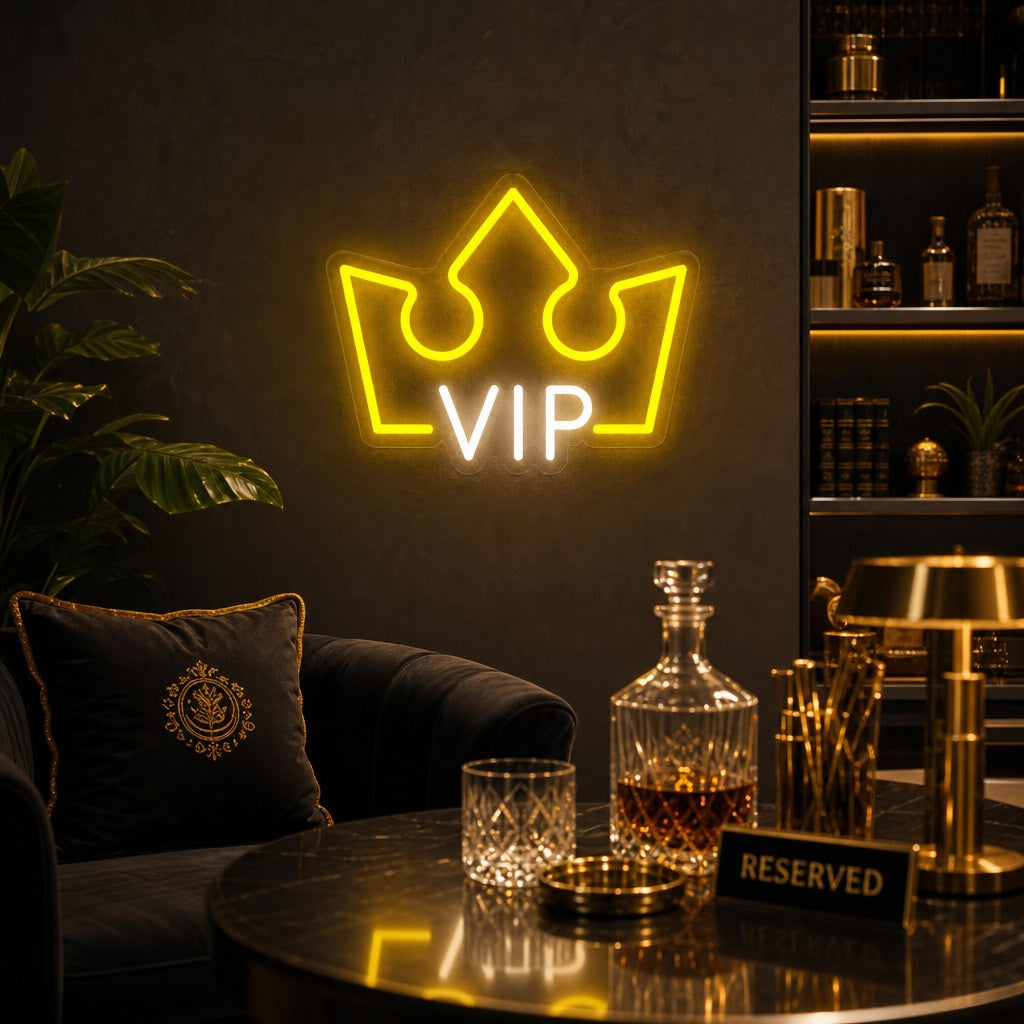"Vip Room Lounge" Neon Sign