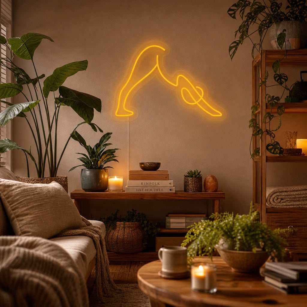 "Yoga Pose" Neon Sign