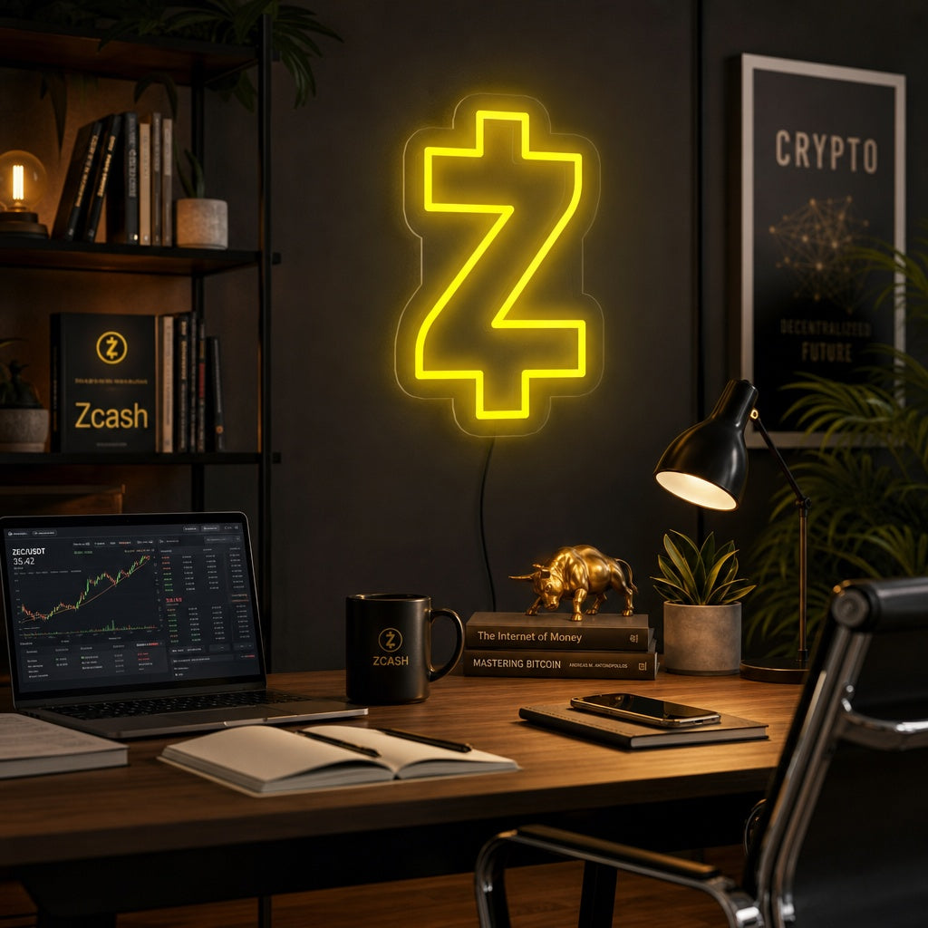 "Zcash ZEC" Neon Sign neon sign product image