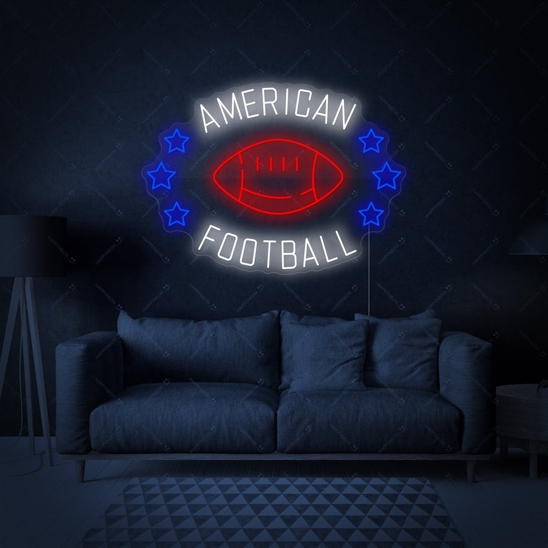 "American Football" Neon Sign