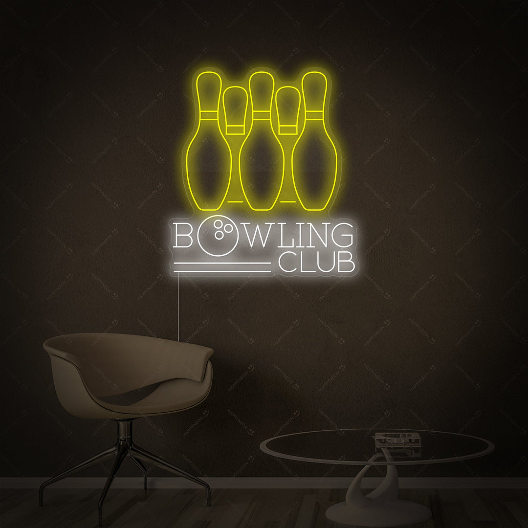 "Bowling Club" Neon Sign