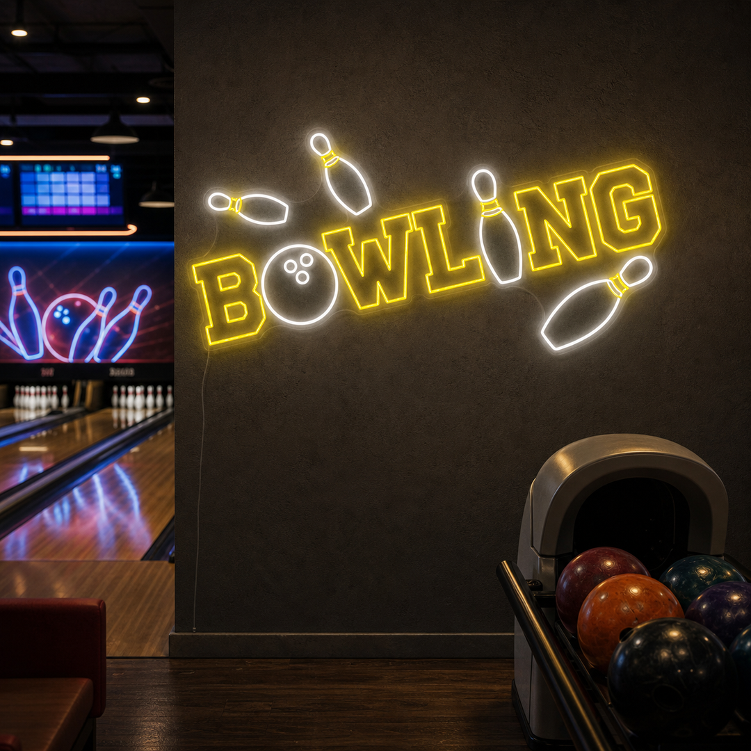 "Bowling" Neon Sign